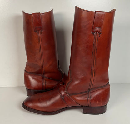 Vintage Thom McAn Harness Buckle Boots | Spanish Calf Skin | Men’s 10.5 D