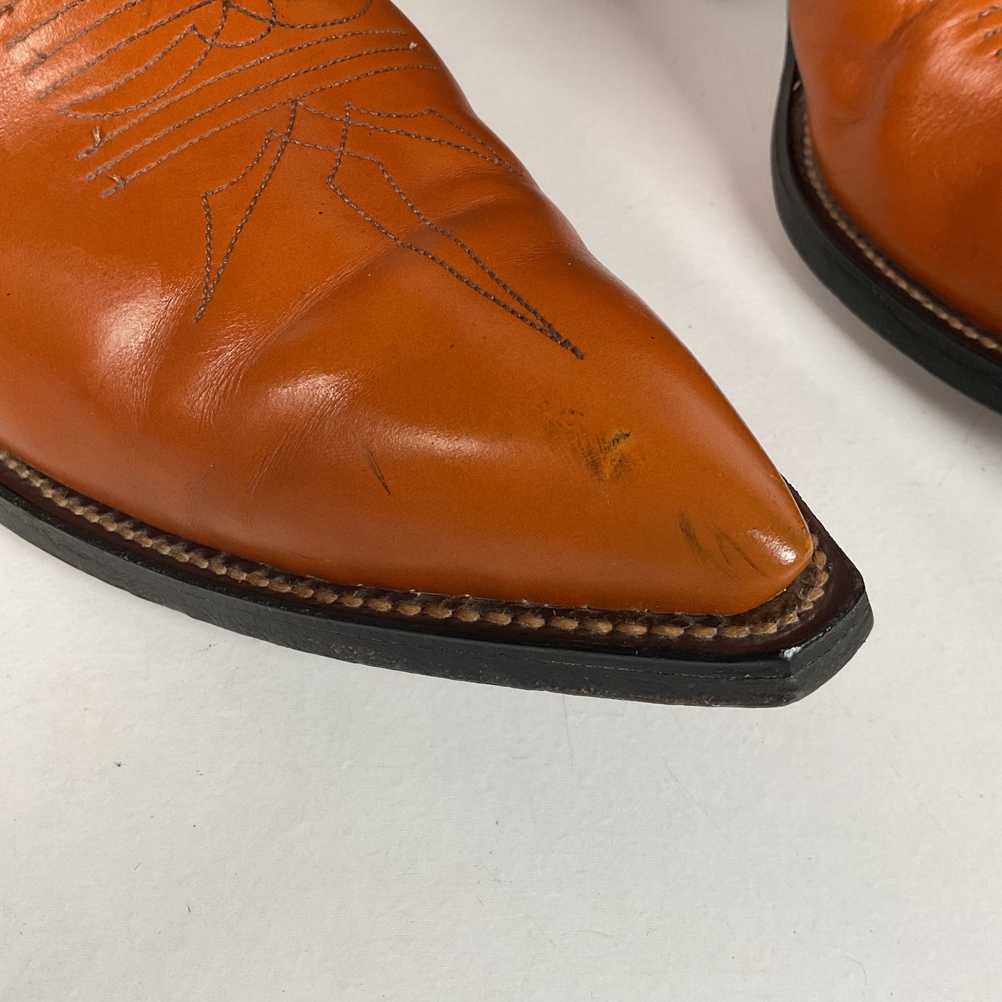Vintage Justin Fort Worth Cowboy Boots | X Toe | 1960s-1970s | Men’s 9 D