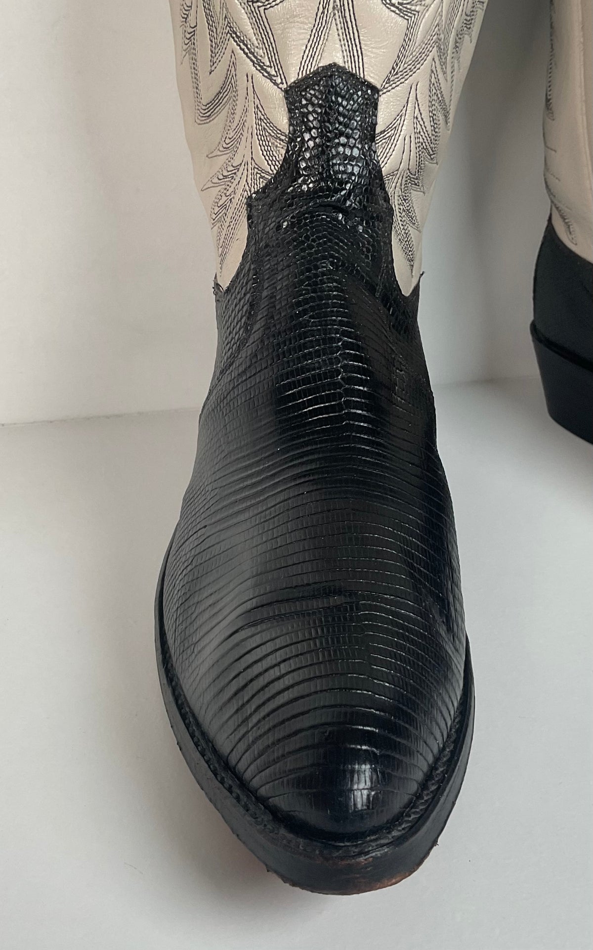 Vintage Dan Post Teju Lizard Cowboy Boots | USA Made | Men’s 10 D