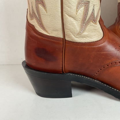 Tony Lama Buckaroo Cowboy Boots 12 D USA Made Sunset Renegade