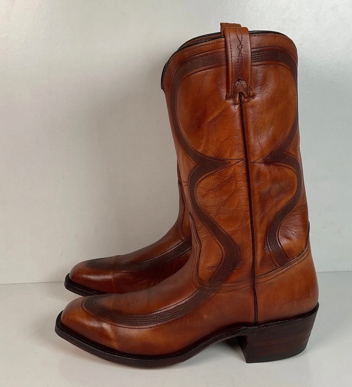 Vintage Dan Post French Toe Cowboy Boots | 1970s | Men’s 10.5 D