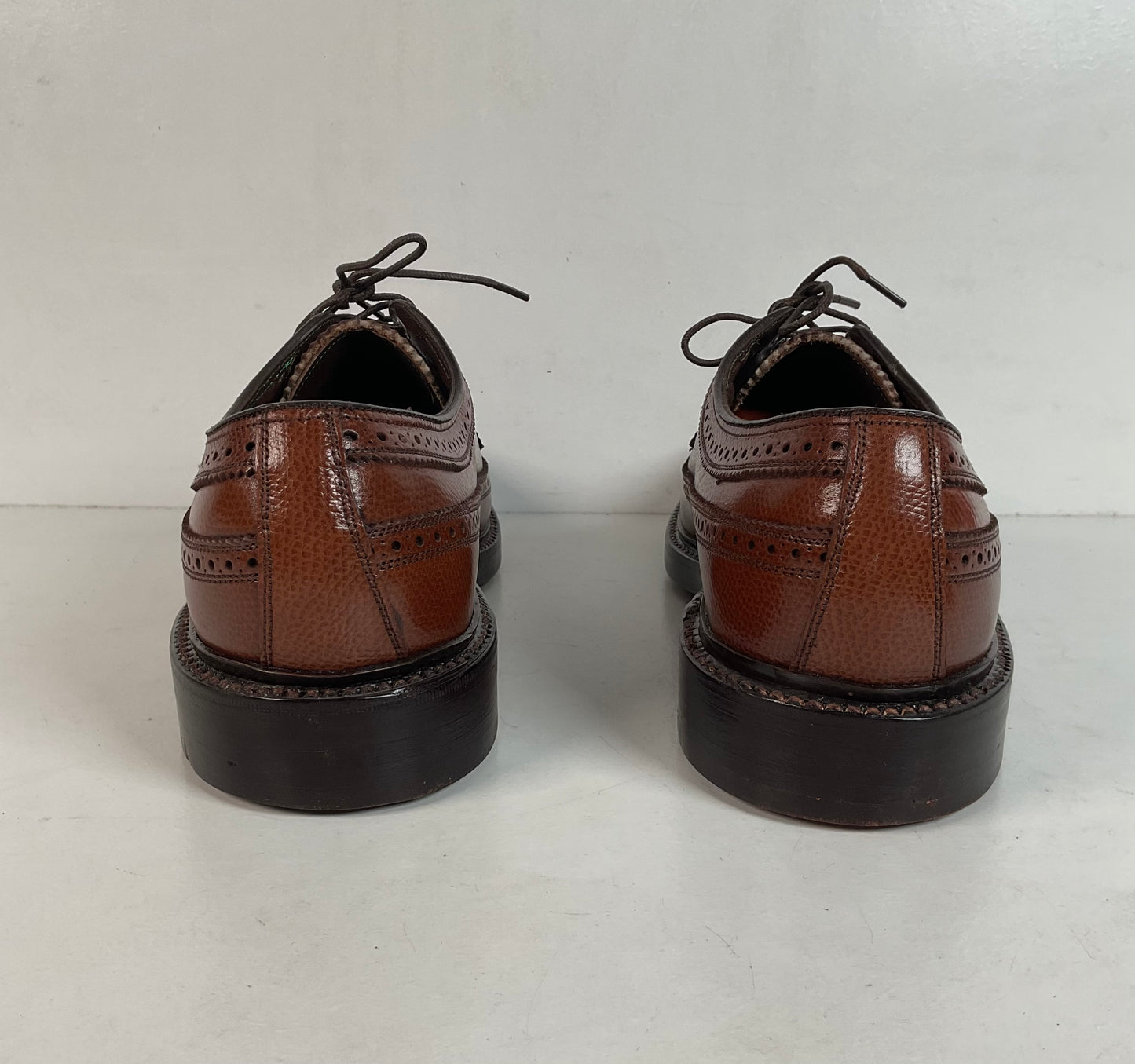 Vintage Florsheim Imperial Longwing Derby Loafers | V-Cleat | 93602 | Narrow | Men’s 9 C