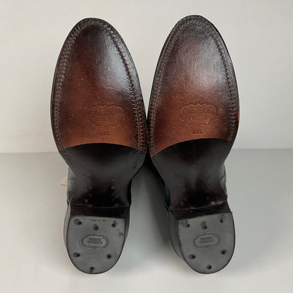 Vintage Nocona Full Eel Skin Cowboy Boots | Exotic | Men’s 5.5 | Women’s 6.5
