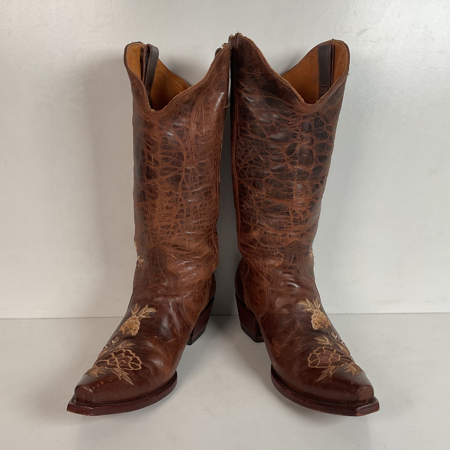 Old Gringo Brown Wildflower Cowgirl Boots 6.5 B