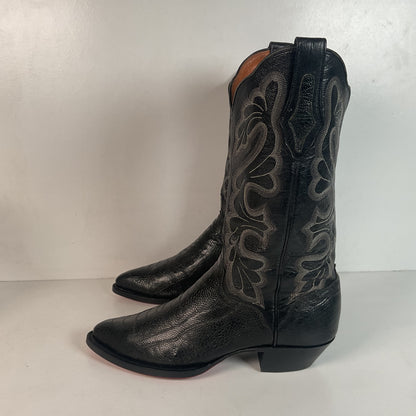 Customized El Dorado Ostrich Leg Cowboy Boots 10 D Exotic