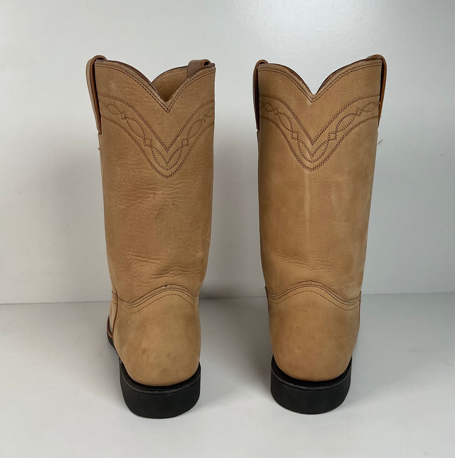 Justin Elk Skin Roper Boots | Tekno Crepe | USA Made | Women’s 7 B