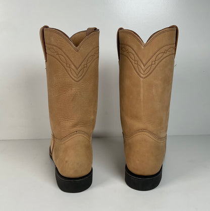 Justin Elk Skin Roper Boots | Tekno Crepe | USA Made | Women’s 7 B