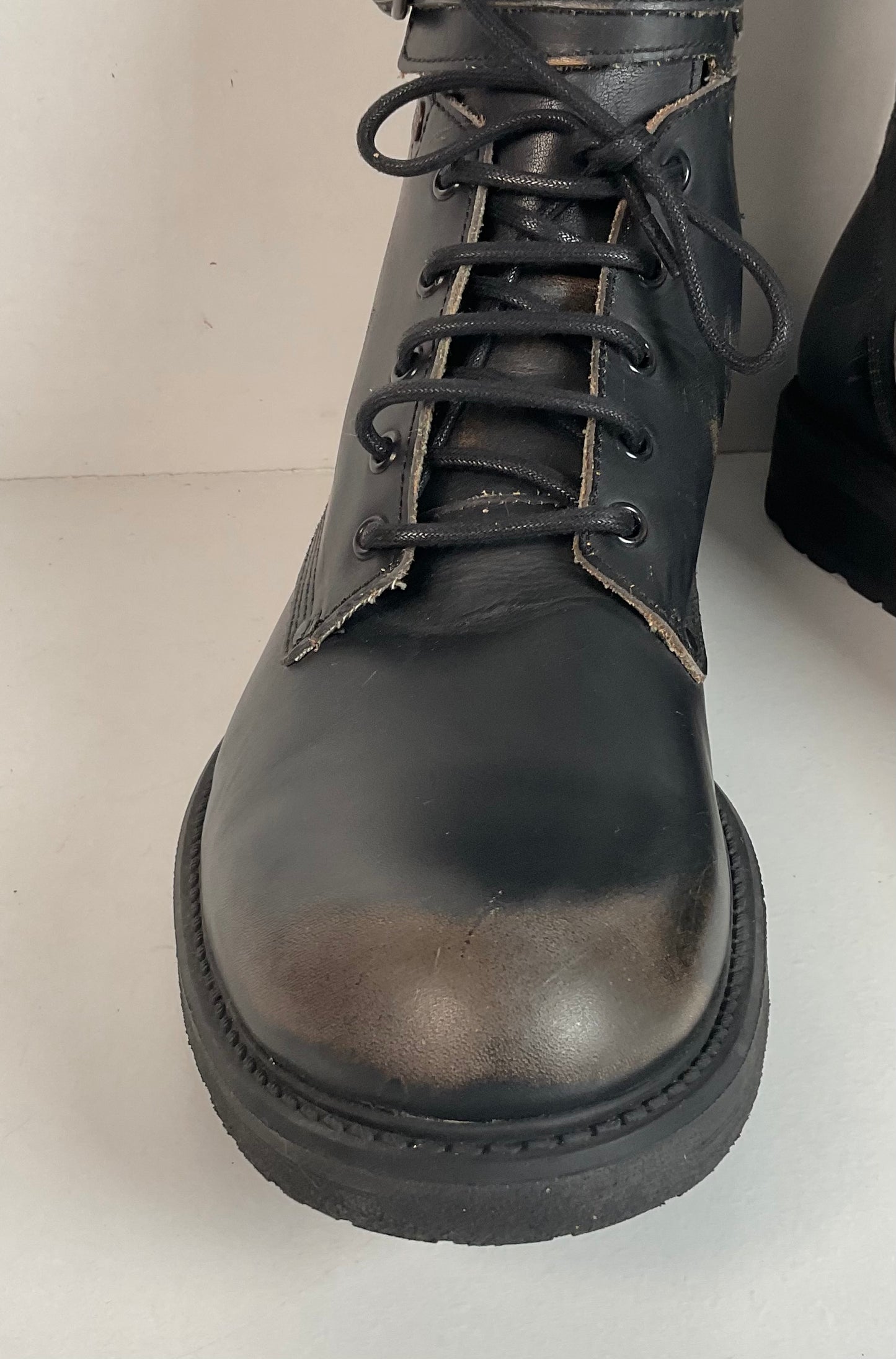 Diesel Double Buckle Harness Boots Men’s 44 EU | 10.5 US Only The Brave