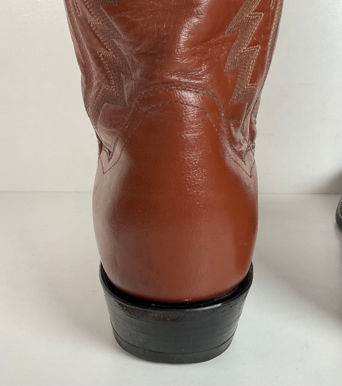 Vintage Sanders Cowboy Boots | Narrow | Brown | Men’s 11 B