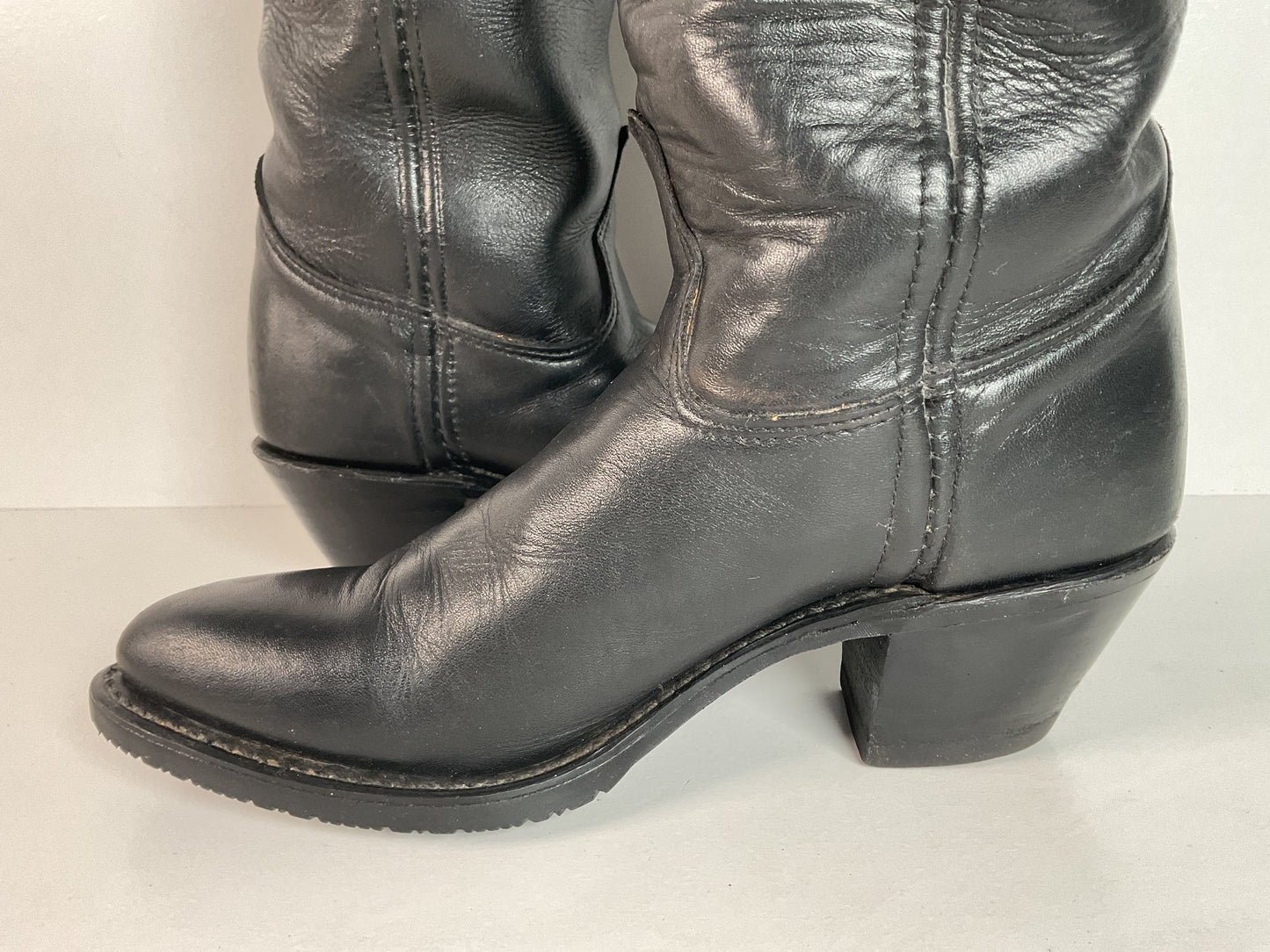 Lady Harley Davidson Motorcycle Boots | Tall | USA Made | Black | Women’s 7 M