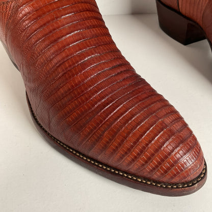 Guy Garrett Custom Cowboy Boots | Teju Lizard | Western Classics | Men’s 10 D