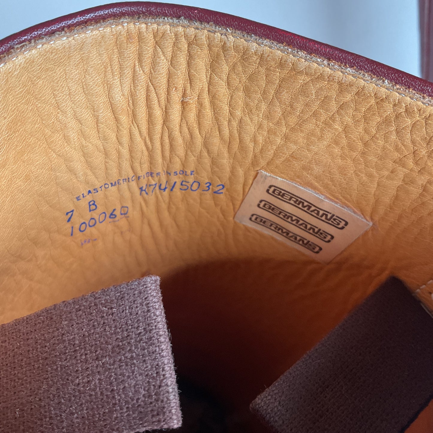Vintage 1970s Sears’ Berman Tall Riding Boots 7 B USA Made Campus