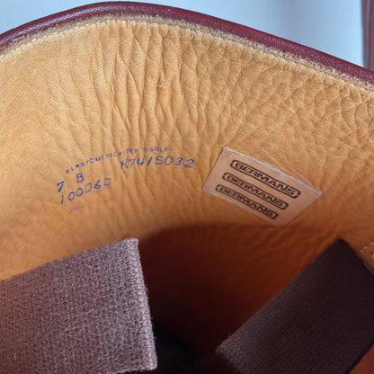 Vintage 1970s Sears’ Berman Tall Riding Boots 7 B USA Made Campus