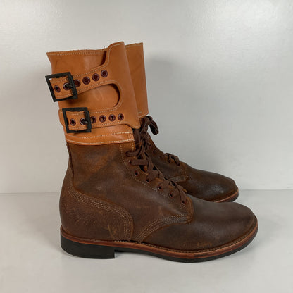 WWII Impressions’ Tanker Boots | Double Buckle | USA Made | World War II | 12 D