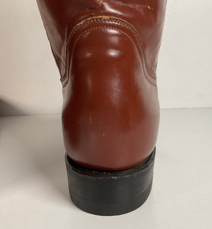 Vintage Tony Lama Calf Skin Roper Boots | Gold Label | Cowboy | Men’s 11.5 A
