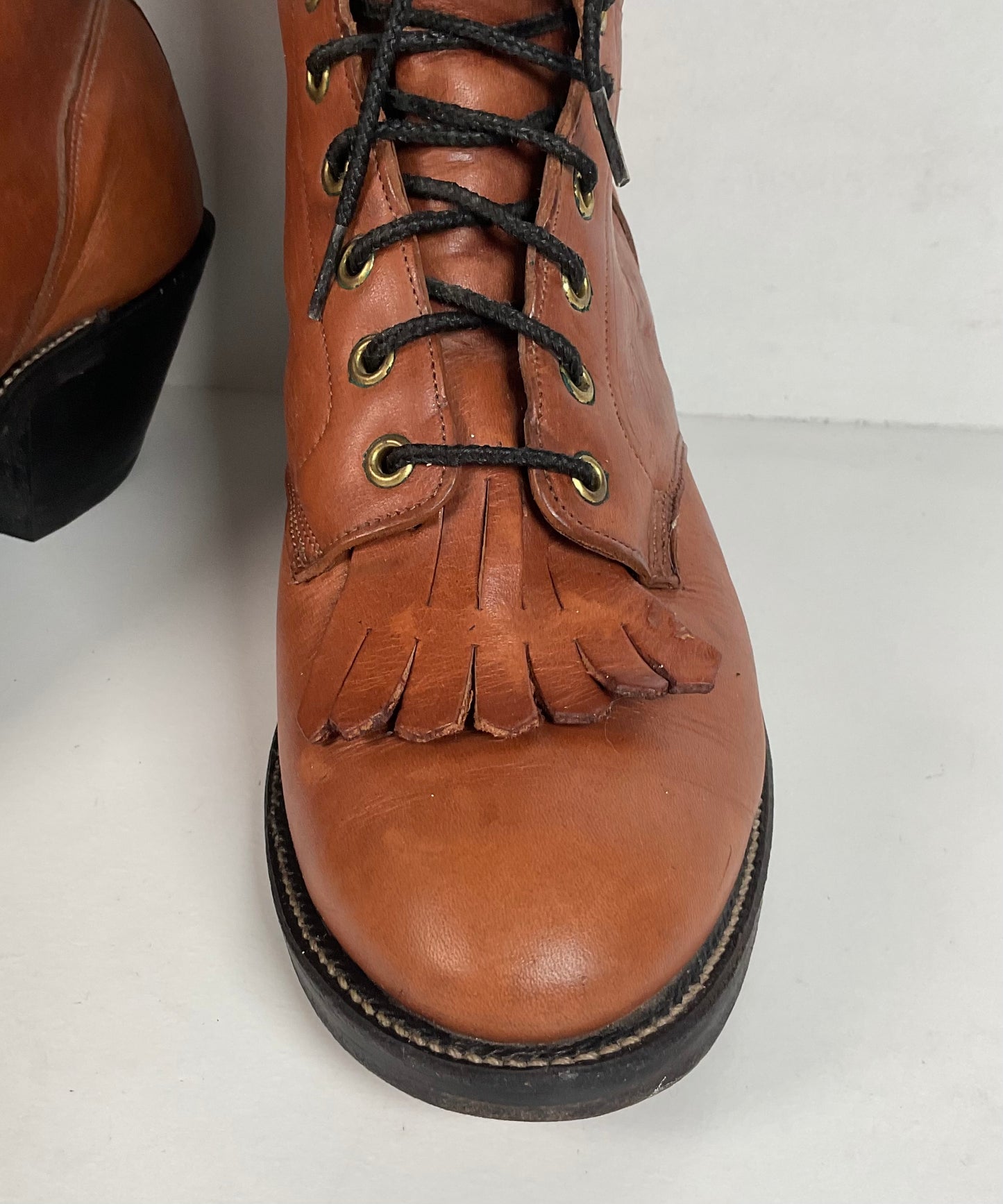 Vintage Olathe Western Packer Boots | USA Made | Men’s 9.5 D
