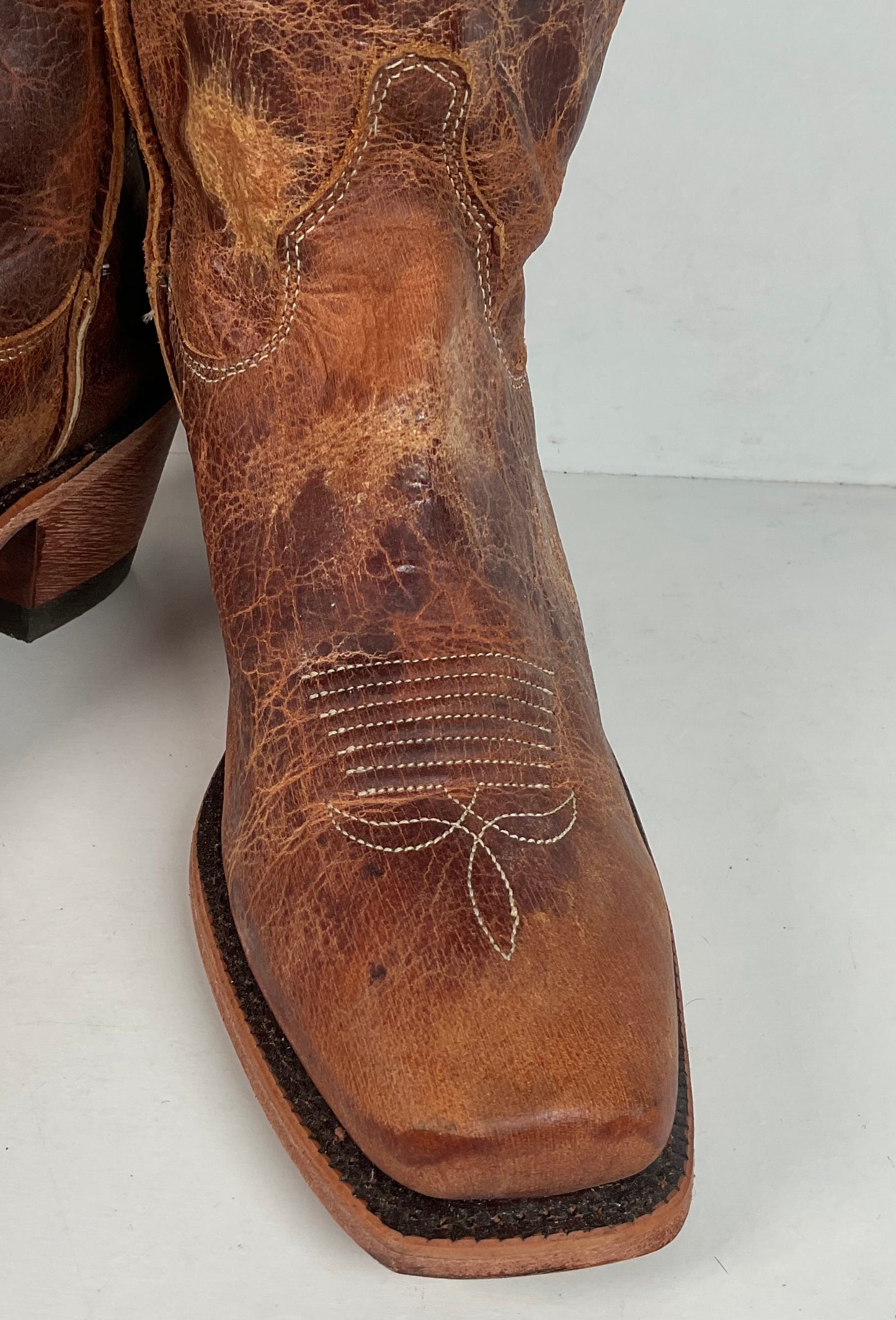 Justin Bent Rail Cowgirl Boots | Tan Road | USA Made | Women’s 9 B