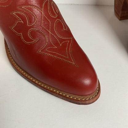 Vintage Capezio Butterfly Cowgirl Boots | Tooled Inlays | USA Made | Women’s 8 M