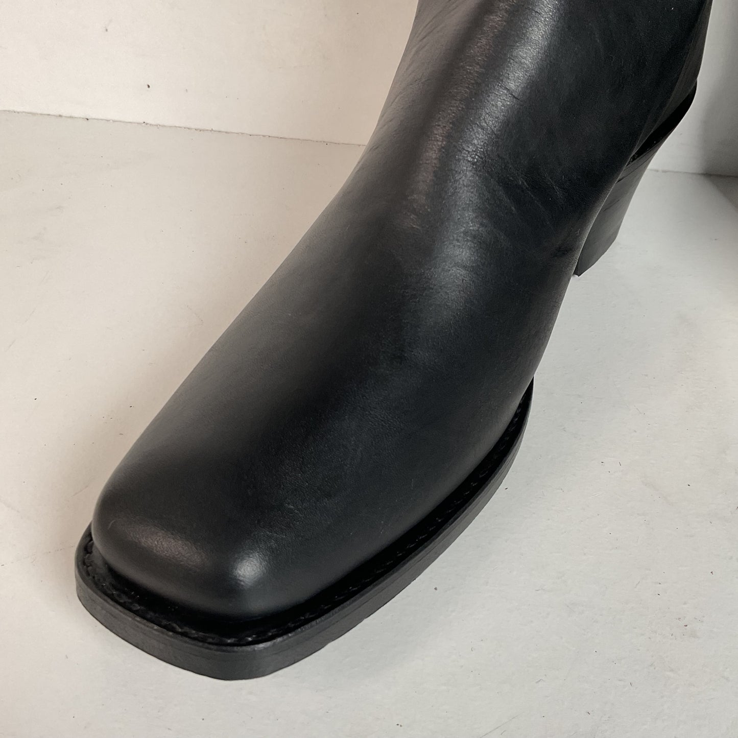 Vintage J. R. Reyes Stove Pipe Cowboy Boots 10.5 Custom Buckaroo