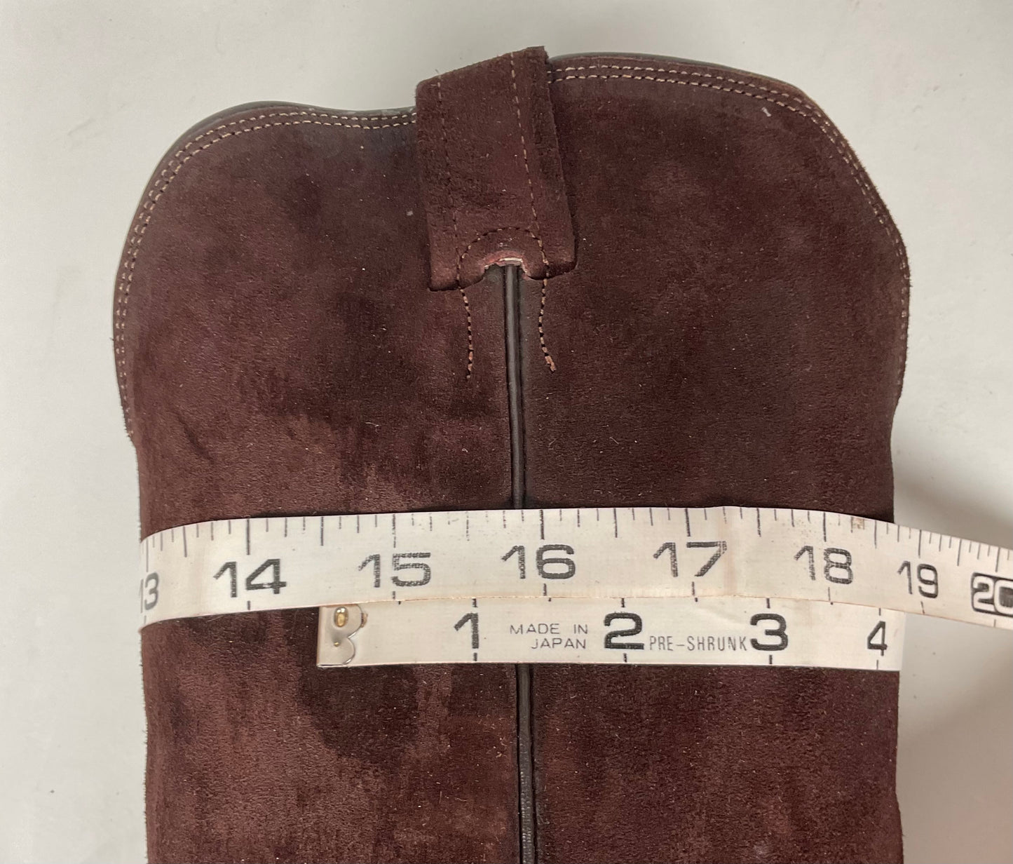 Vintage Nocona Pig Skin Suede Cowboy Boots | USA Made | Men’s 9.5 EE