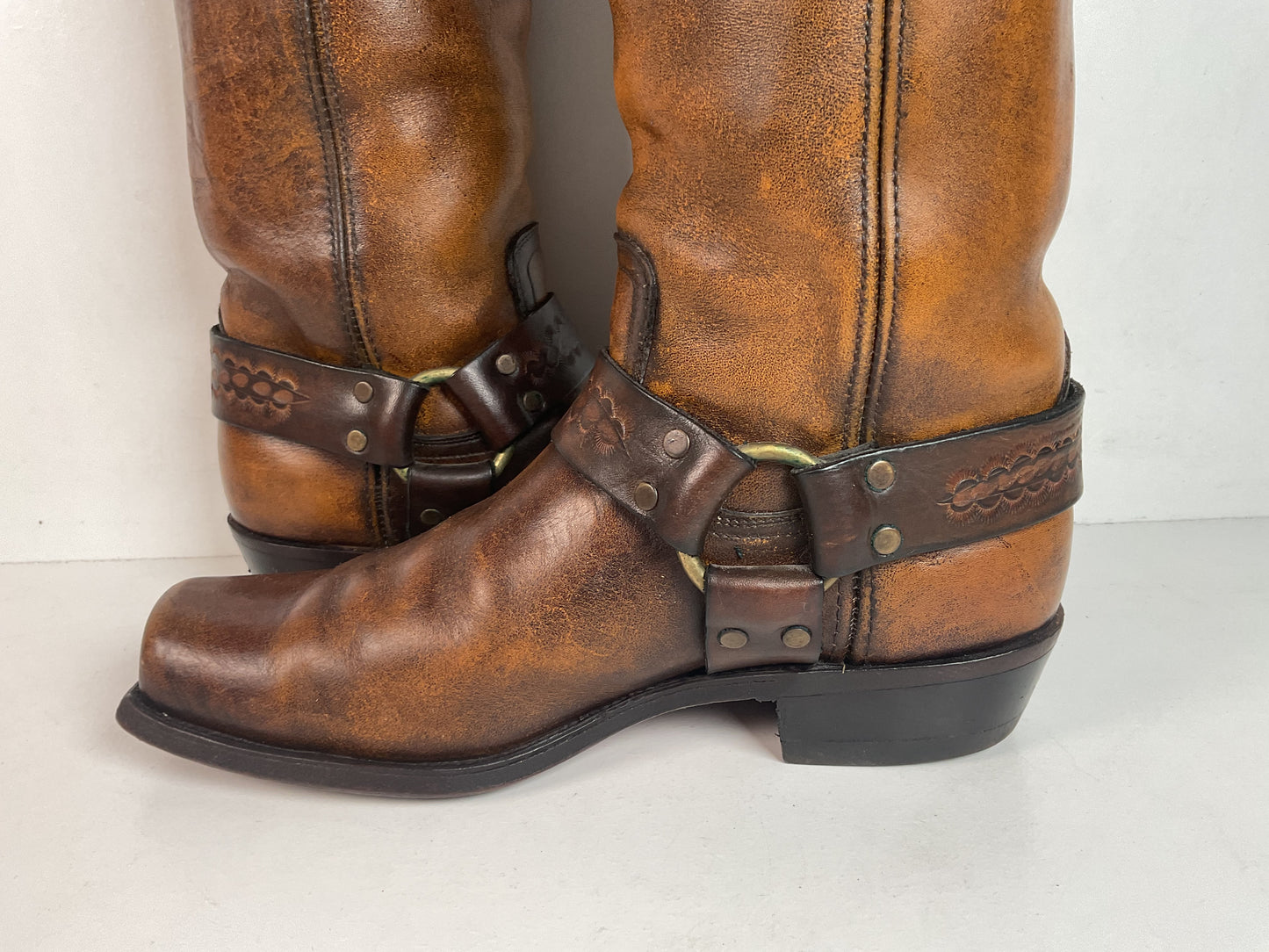 Vintage Frye Black Label Harness Boots Men’s 10 D USA Made