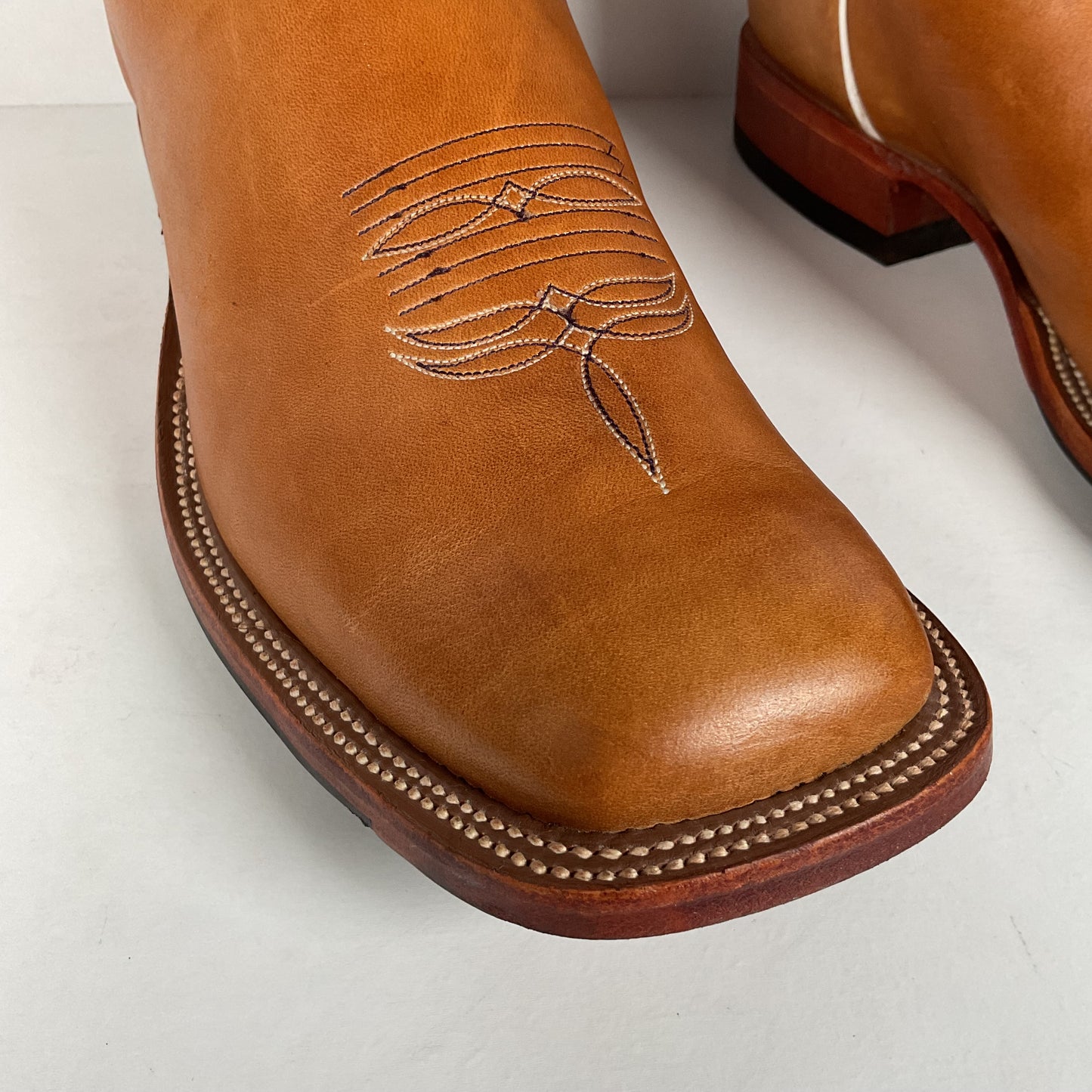 Anderson Bean Tan Crazy Horse Cowboy Boots | Purple Mad Dog | Men’s 12 D