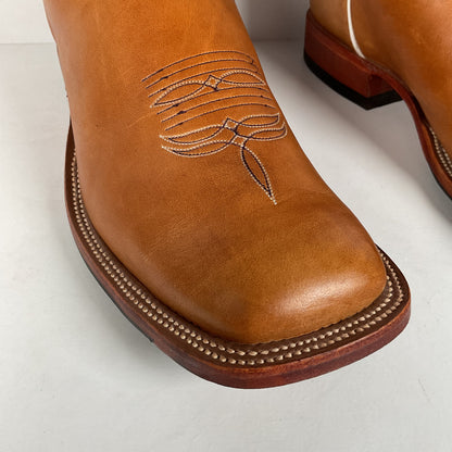 Anderson Bean Tan Crazy Horse Cowboy Boots | Purple Mad Dog | Men’s 12 D
