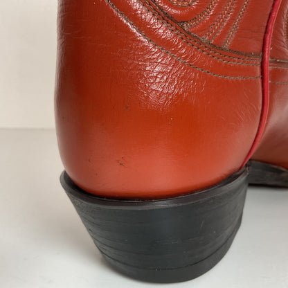 Vintage Tony Lama Cowboy Boots | Gold Label | Tooled Inlay | 6.5 C | Women’s 7.5
