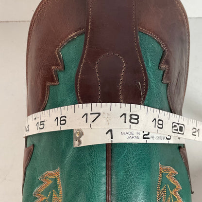 Olathe Tall Top Cowboy Boots 9.5 D USA Made Buckaroo