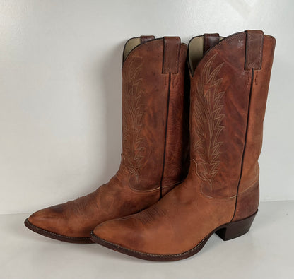 Vintage Justin Bay Apache Cowboy Boots | USA Made | Men’s 13 D