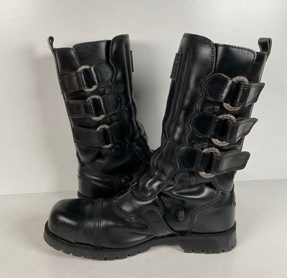 Underground England Gladiator Boots | Quintuple Buckle | UK 10 | US 11