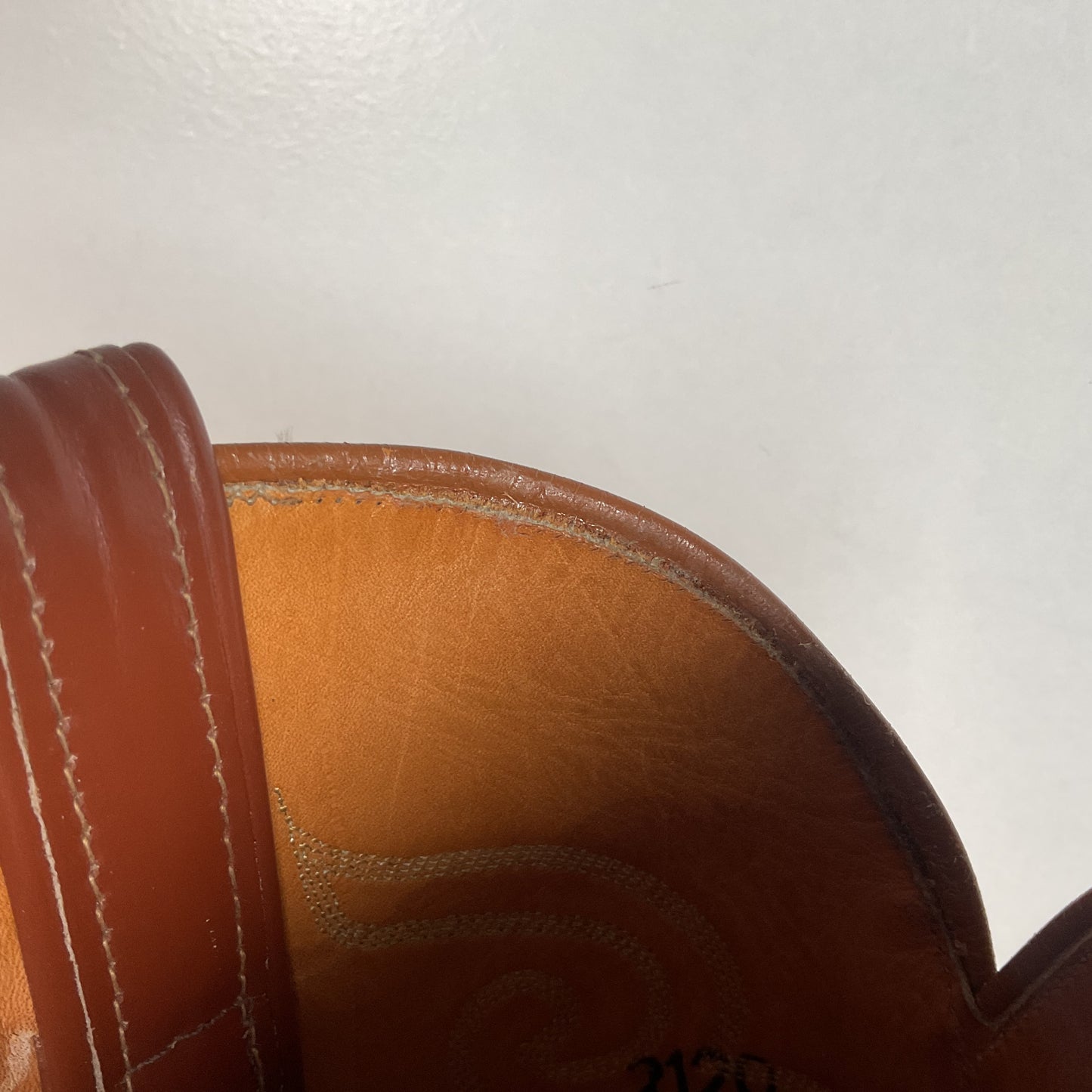 Vintage Tony Lama Smooth Ostrich Cowboy Boots | 1970s | Gold Label | Men’s 12 B