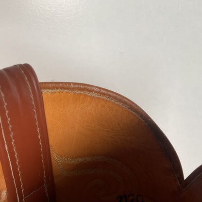 Vintage Tony Lama Smooth Ostrich Cowboy Boots | 1970s | Gold Label | Men’s 12 B