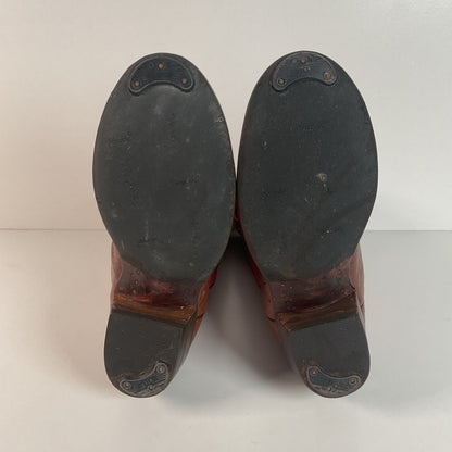 Lucchese 2000 Ostrich Quill Cowboy Boots | Exotic | Tooled Inlay | Men’s 8.5 D