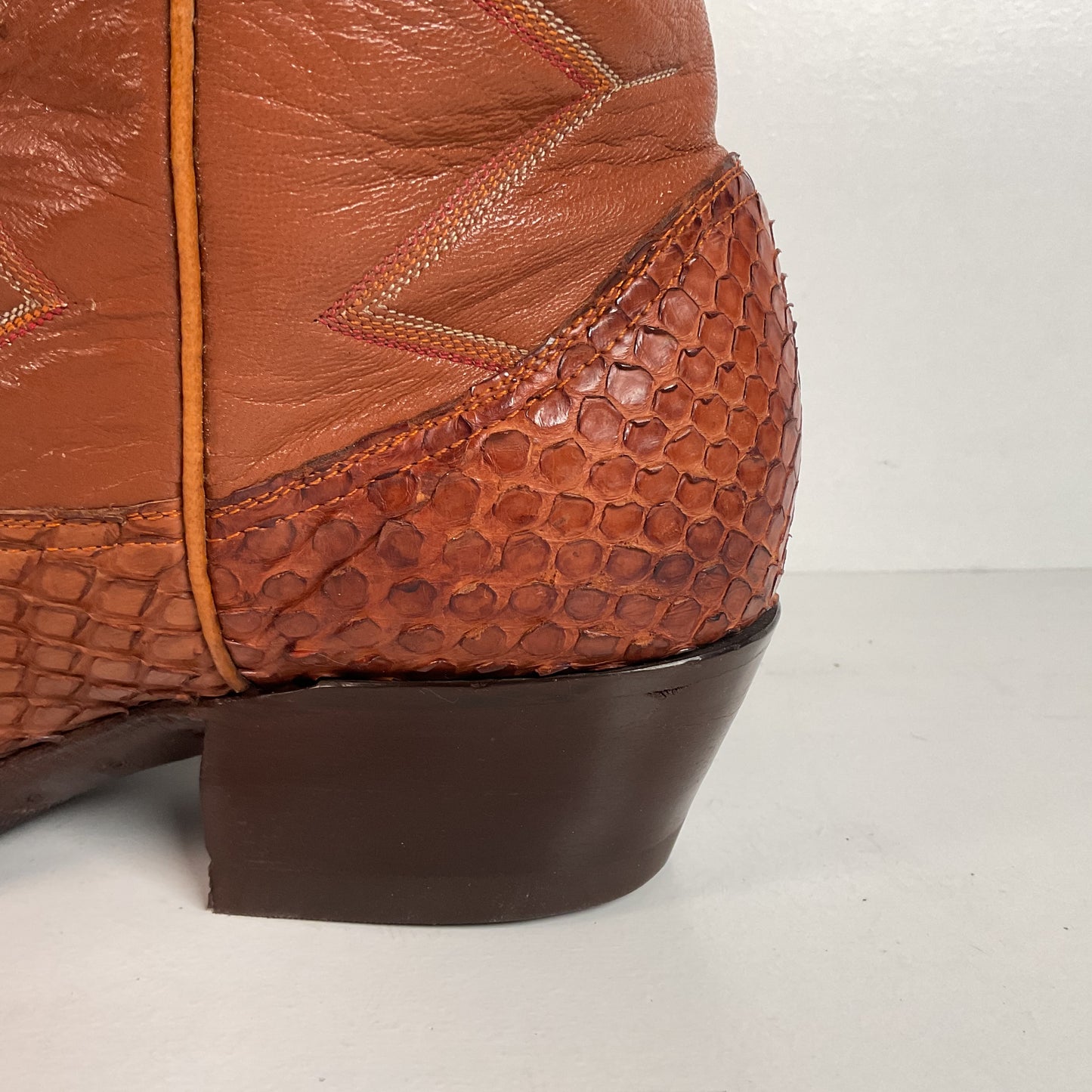 Vintage Anaconda Snakeskin Cowboy Boots | Exotic | Customized | Men’s 10.5