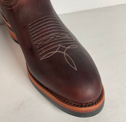 Chippewa Corbel Wellington Cowboy Boots | Bison Hide | USA Made | Men’s 8.5 D