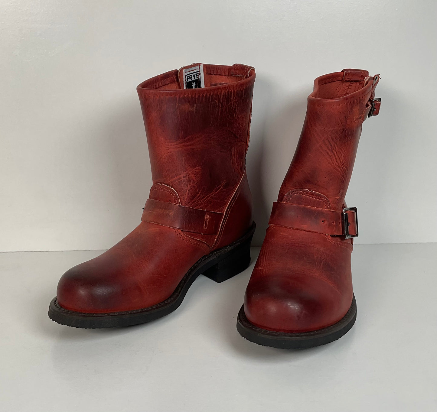 Frye 8 R Engineer Boots | USA Made | Retired Redwood | Women’s 7.5 M