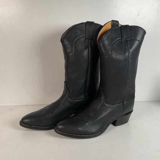 Vintage Justin European Elk Cowboy Boots | USA Made | 11 EE