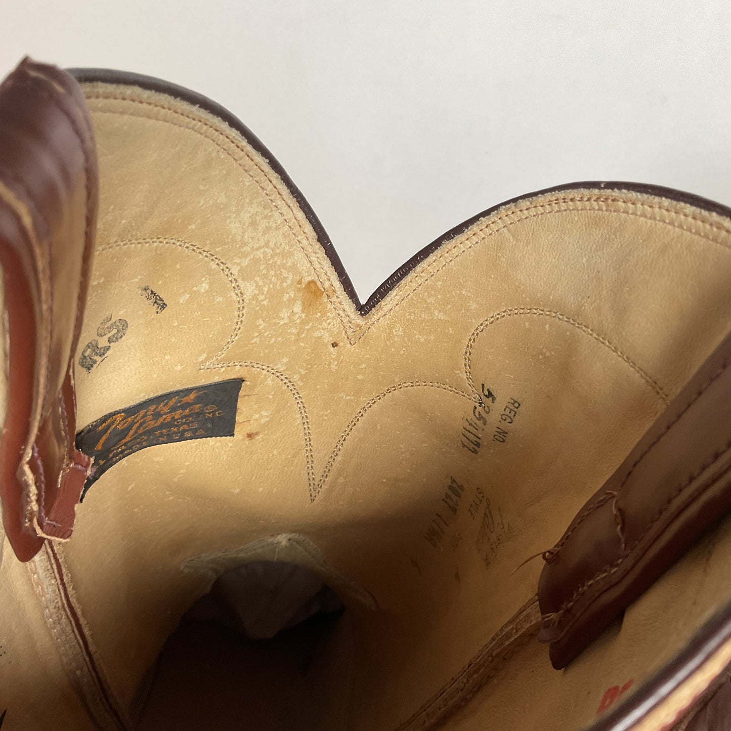 Vintage Tony Lama Calf Skin Roper Boots | Gold Label | Cowboy | Men’s 11.5 A