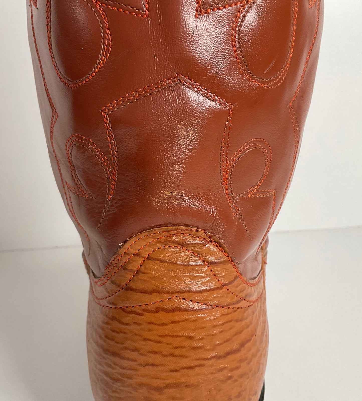 Vintage Shark Skin Cowboy Boots | Exotic | Men’s 9 D