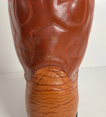 Vintage Shark Skin Cowboy Boots | Exotic | Men’s 9 D