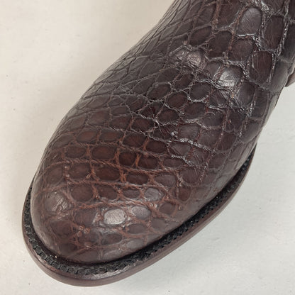 Caboots Nile Crocodile Roper Boots 9.5 E Champion Attitude Custom