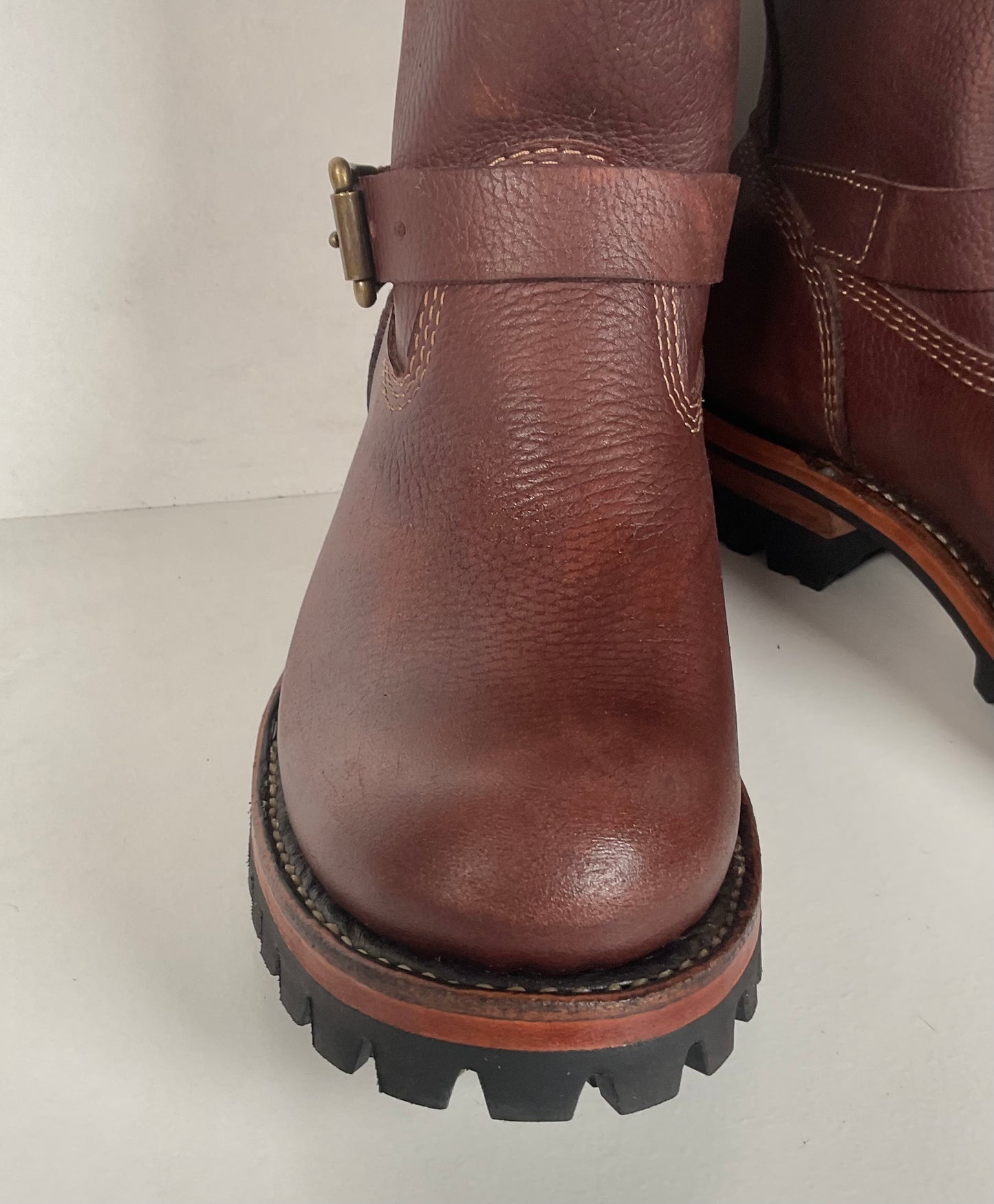 Bison Hide Engineer Boots | Shorty | Custom | PNW | Pacific Northwest | Men’s 9.5