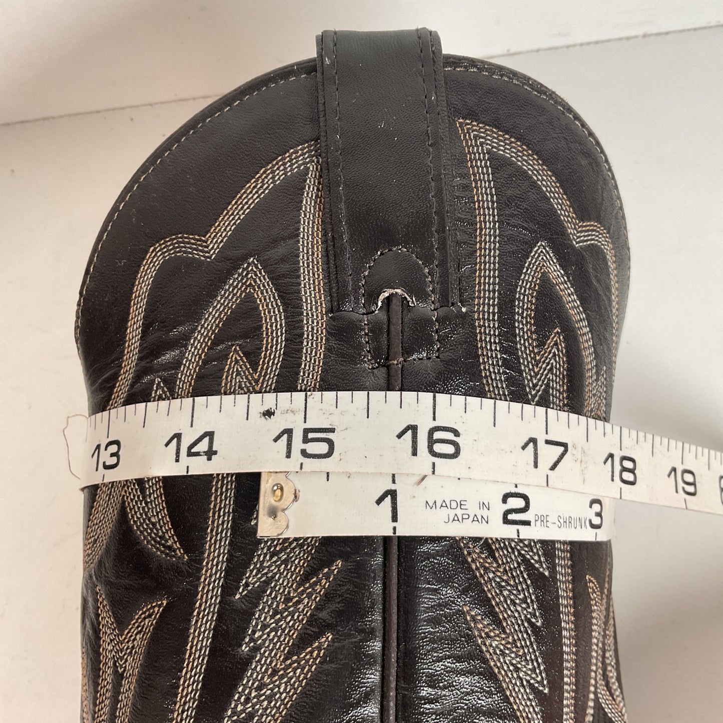 Vintage Texas Imperial Cowboy Boots 9.5 D Python Snakeskin Back Cut