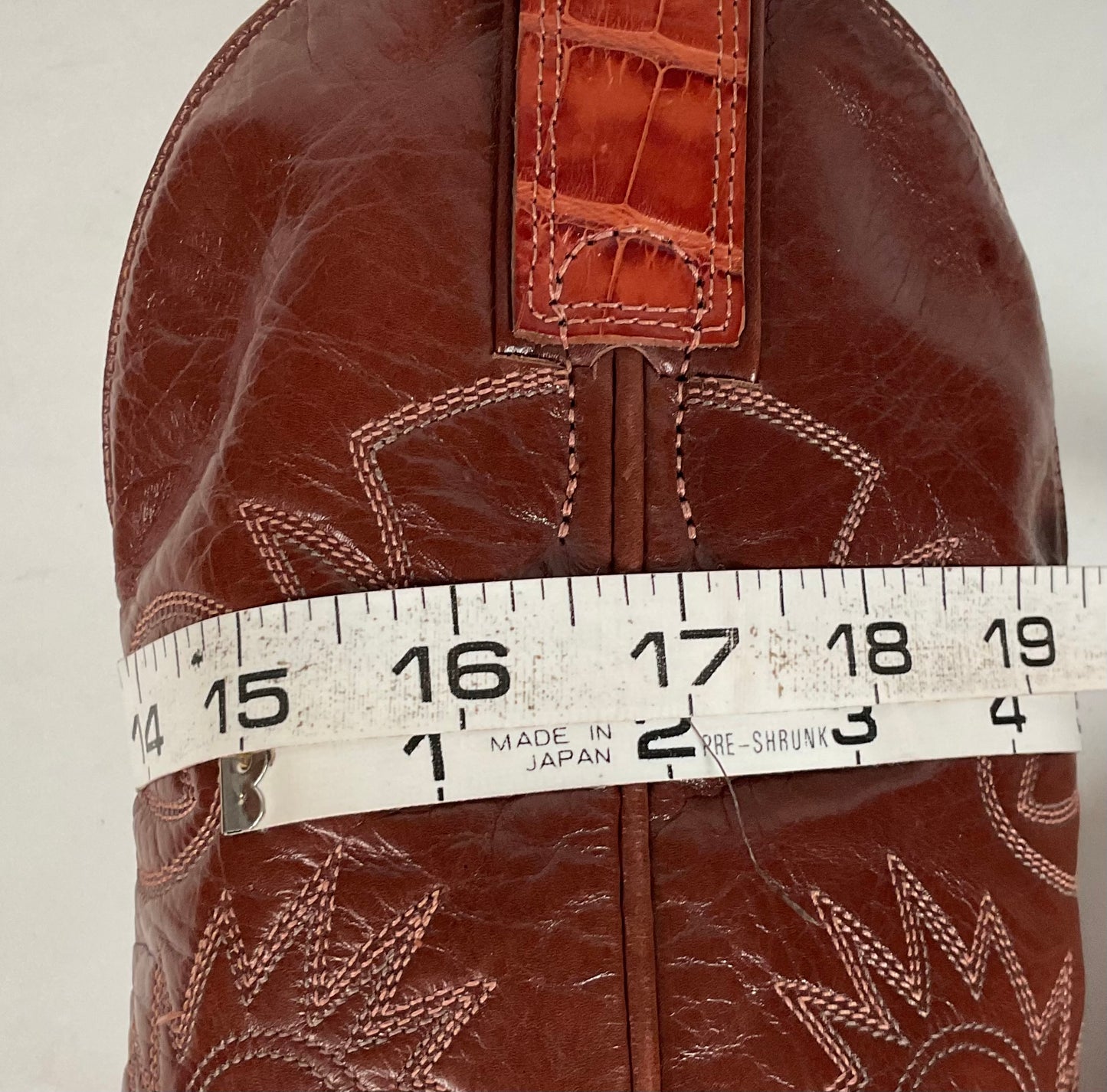 Alberta Boot Company | Alligator Cowboy Boots | Tail Cut | Men’s 9 EE