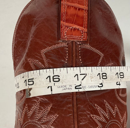 Alberta Boot Company | Alligator Cowboy Boots | Tail Cut | Men’s 9 EE