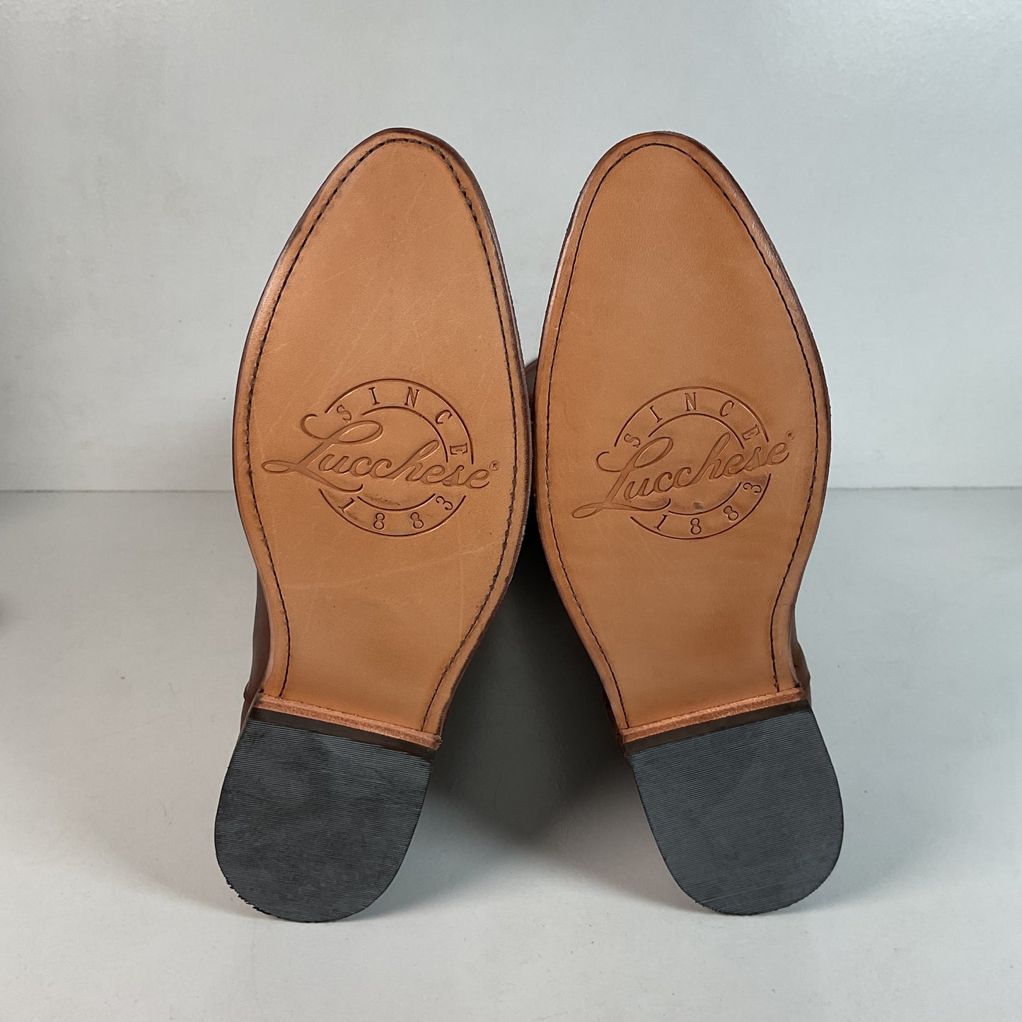 Lucchese Chelsea Braided Riding Boots 6 B Original Box