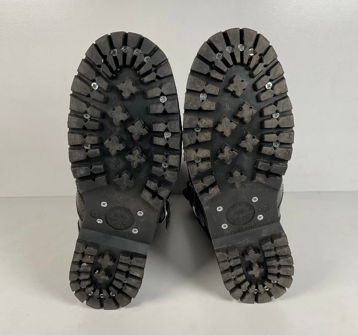 Underground England Gladiator Boots | Quintuple Buckle | UK 10 | US 11