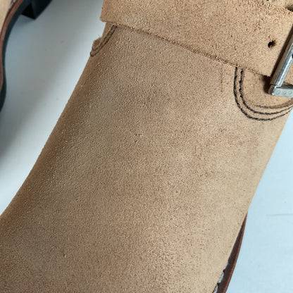 Red Wing Suede Engineer Boots | Rough Out | Sand Mojave | Women’s 8 B