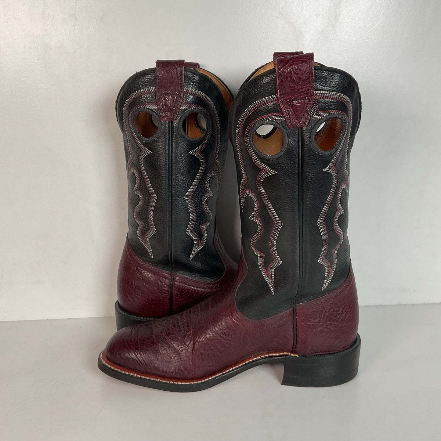 Boulet Buckaroo Cowgirl Boots 7.5 C Punchy Rodeo Collection